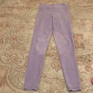 Aerie purple textured leggings